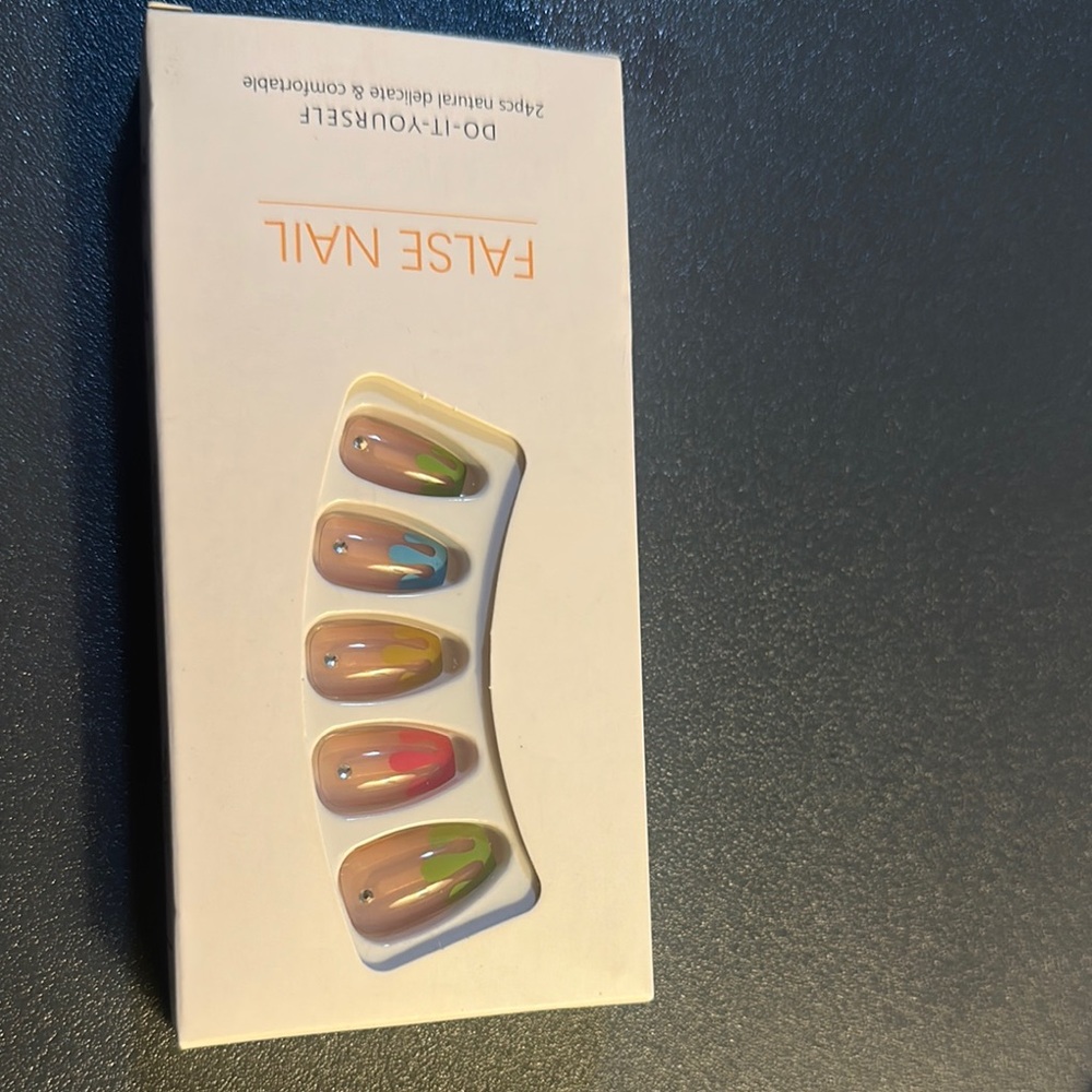 Colorful False Nail Set